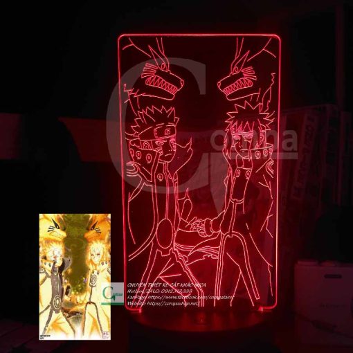 Đèn Ngủ Naruto Uzumaki Naruto x Namikaze Minato
